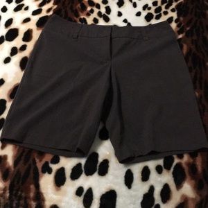 Gently used brown slack shorts size 8
